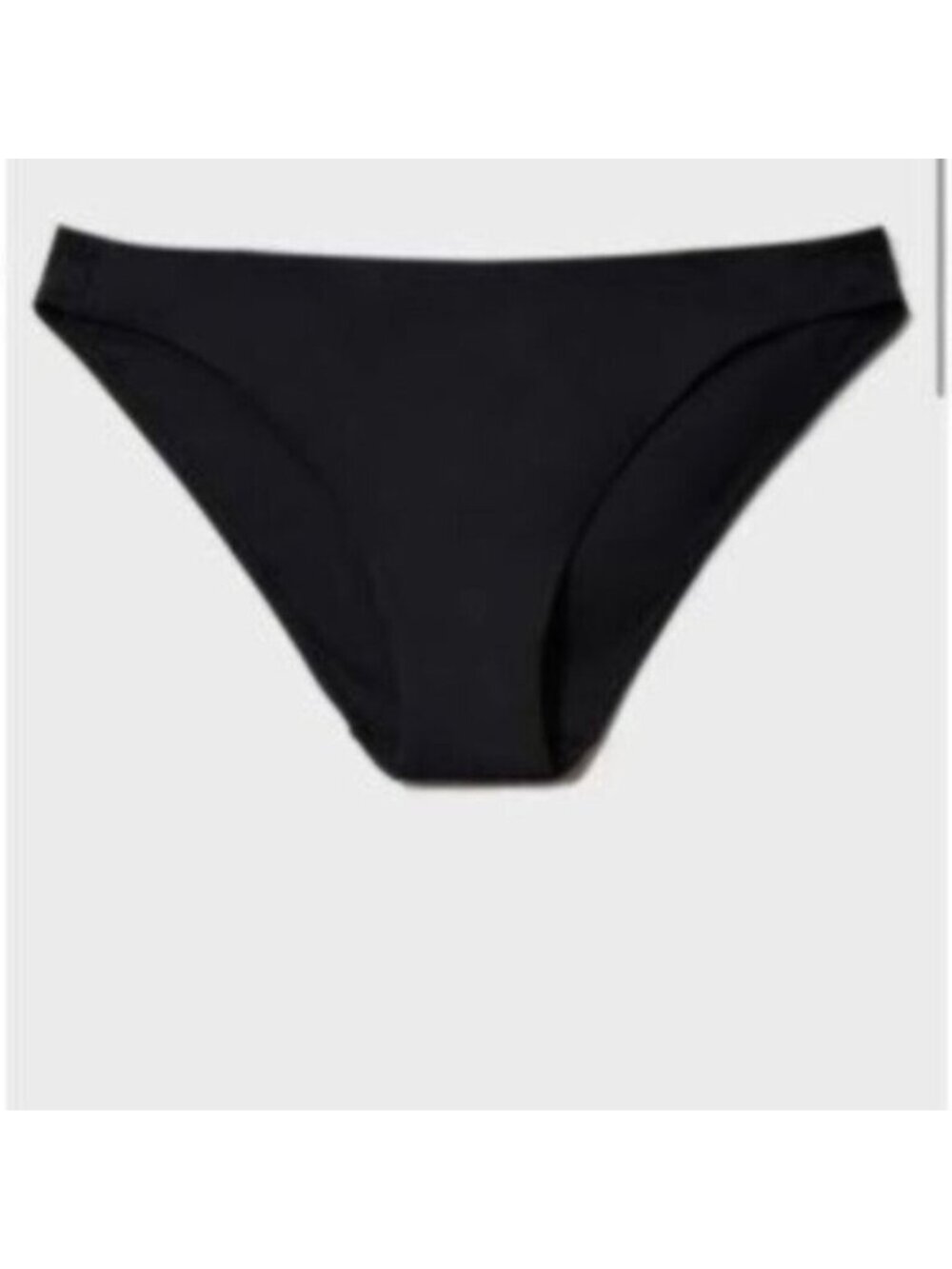 NWT Everlane Black Low Rise Swimsuit Renew Swim Bikini Bottom Size XL - Picture 2 of 3